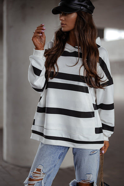 Oversized sweatshirt with hood