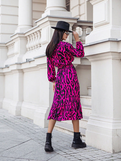 Long sleeve mid dress