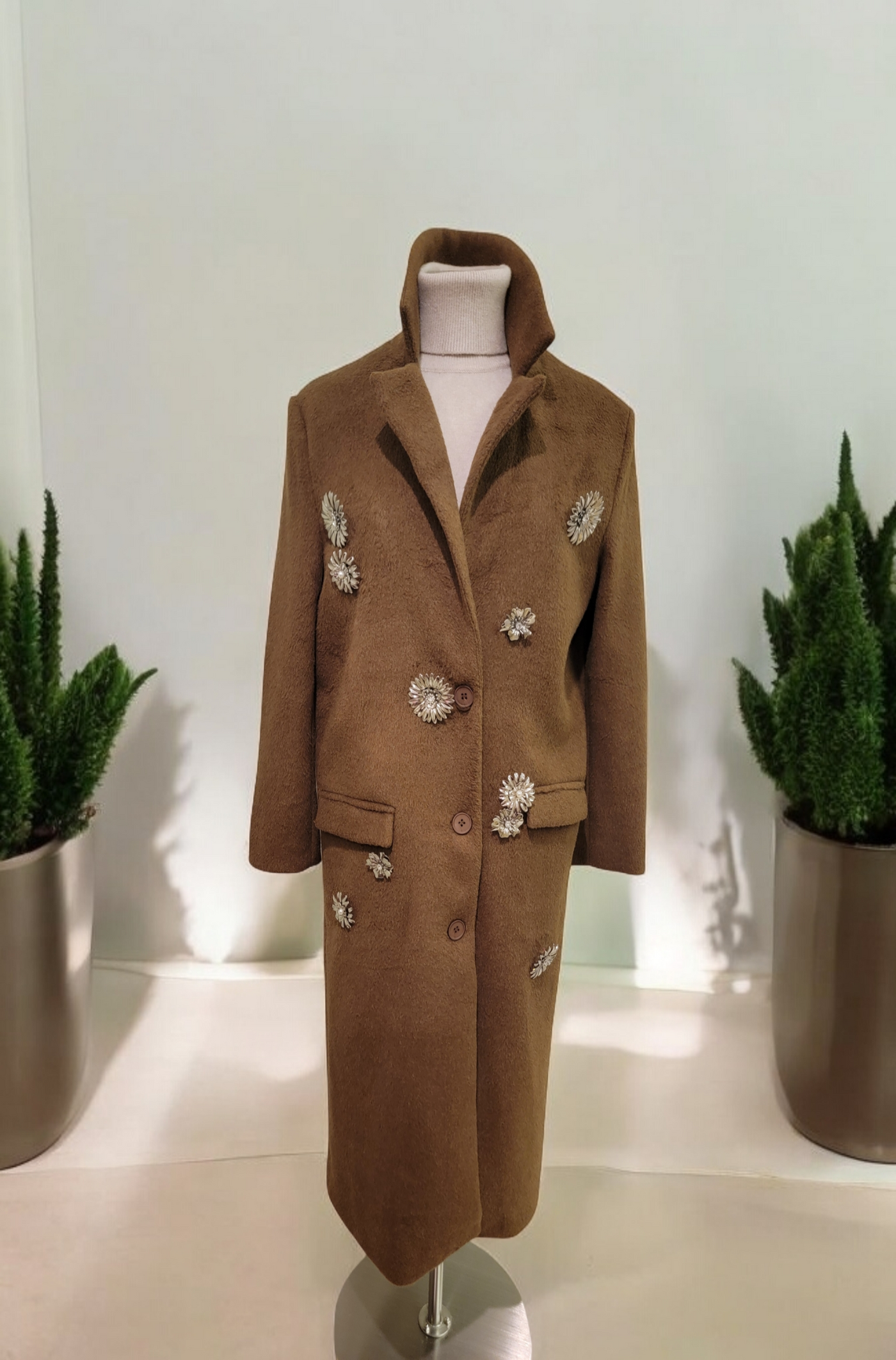 Winter Coat with Embellishments