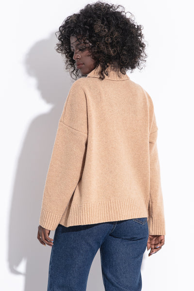 Wool oversize sweater