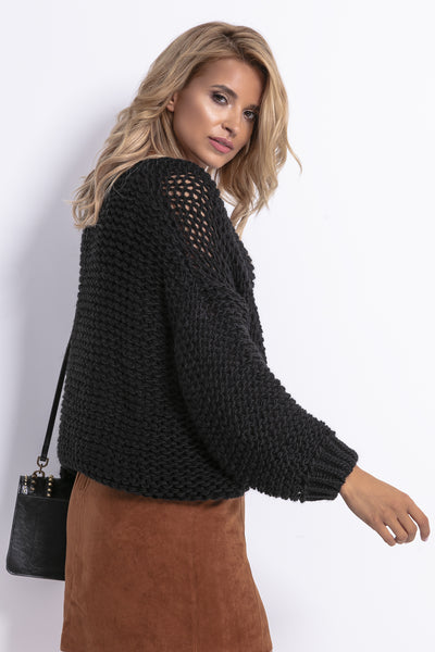 Chunky knit V-neck Sweater