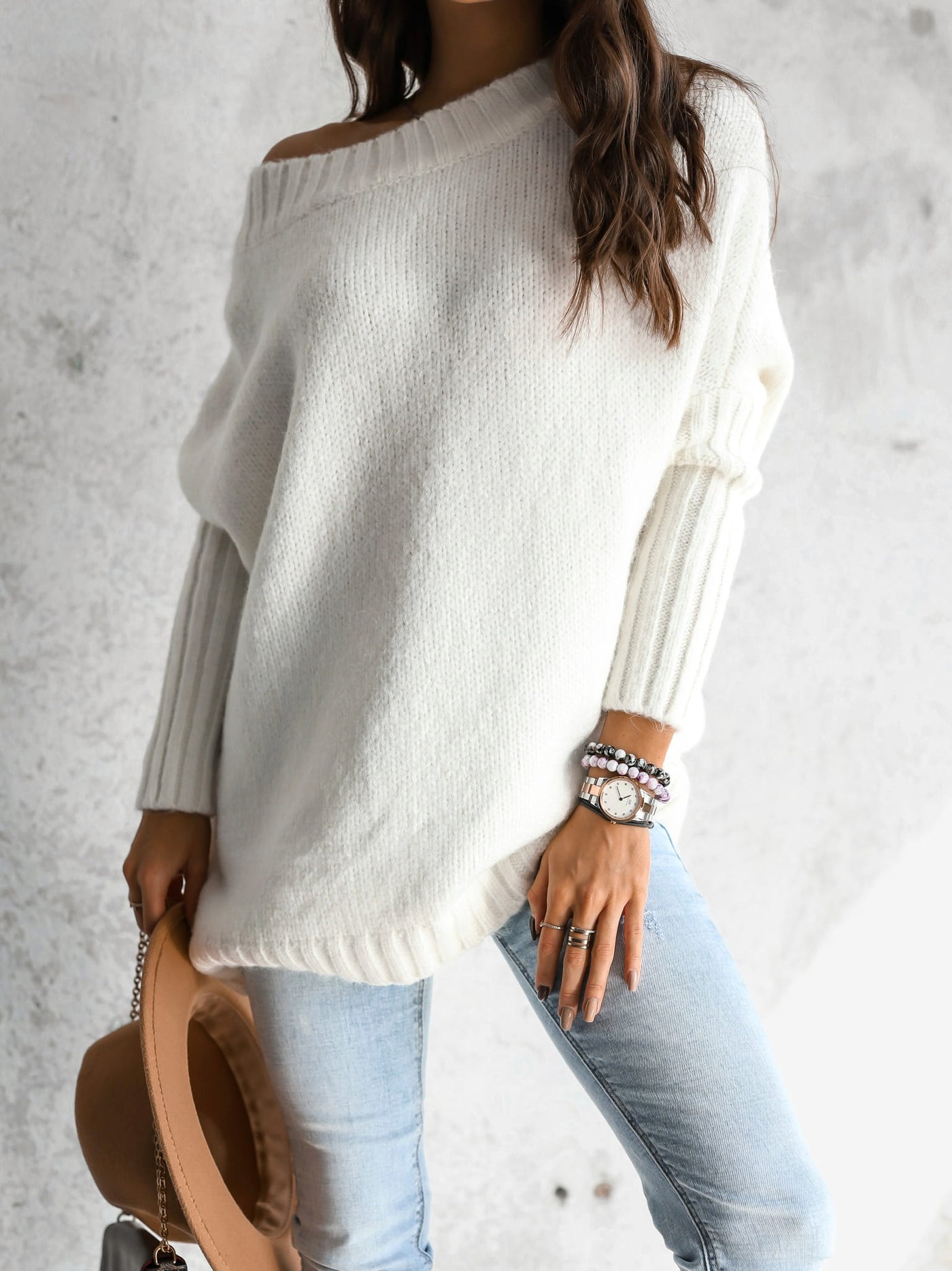 Soft of the Shoulder Sweater